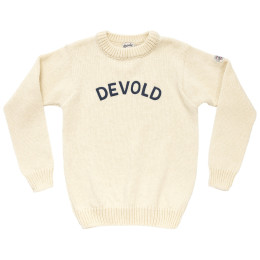 Bluză Devold Nansen Legacy Sweater alb OFFWHITE/INK