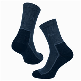 Șosete MOOA Merino Mountain albastru Denim Blue