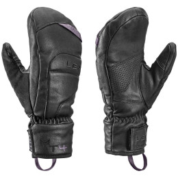 Mănuși de schi femei Leki Montera Prime Women Mitt negru black-blackberry gray
