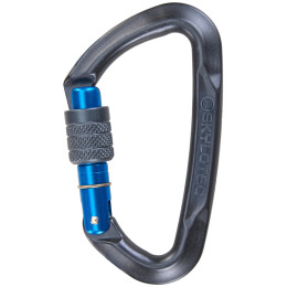 Carabinieră Skylotec Lime SG (screw gate) gri/albastru Anthracite/Blue