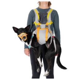 Ham pentru câini Ruffwear BackTrak™ Dog Evacuation Kit gri/portocaliu Cloudburst Gray
