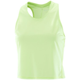 Maiou femei Salomon Sense Aero Short Tank W verde Butterfly