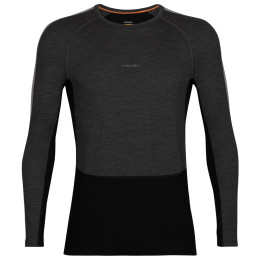 Tricou funcțional bărbați Icebreaker ZoneKnit™ 200 LS Crewe gri