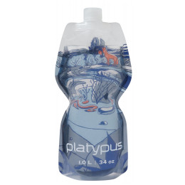 Sticlă Platypus Softbottle 1L Closure cap albastru deschis