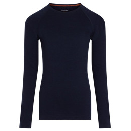 Tricou funcțional copii Icebreaker K 200 Oasis LS Crewe Midnight Navy albastru închis Midnight Navy
