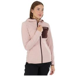 Hanorac funcțional de damă Fundango Nigata Full Zip Hoodie roz rose