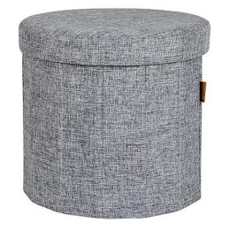 Suport de șezut Bo-Camp Ottoman Round Bromley gri
