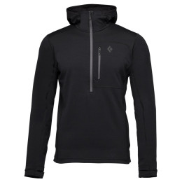 Hanorac bărbați Black Diamond Coefficient QZ Hoody negru
