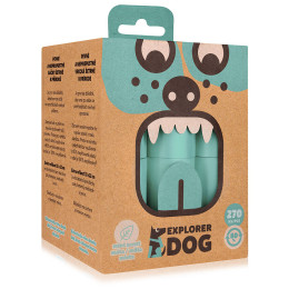 Pungi igienice pentru câini Explorer Dog Eko Exbags Mint 270 ks