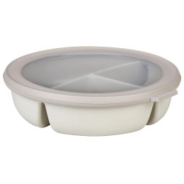 Cutie pentru gustări Mepal Bento bowl Cirqula 250+250+500 ml alb Nordic White