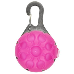 Zgardă luminoasă pentru câini Nite Ize SpotLit Rechargeable Collar Light roz Pink