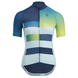 Tricou de ciclism femei Silvini Mazzana albastru