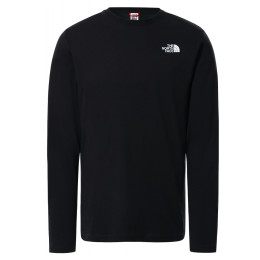 Tricou bărbați The North Face Red Box Tee Long Sleeve negru/verde