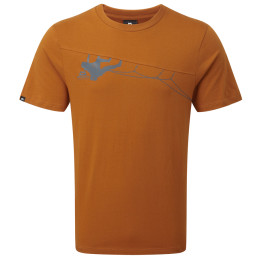 Tricou
bărbați Mountain Equipment Roof Crack Tee maro pumpkin spice