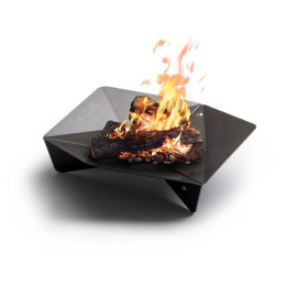 Șemineu Höfats Triple Ø 65 negru Corten steel