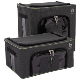 Cutie de depozitare Bo-Camp Storage box set foldable M+L negru