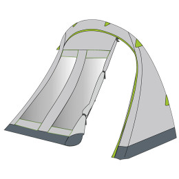 Tendă Coleman Porch with closure 4 P tent gri