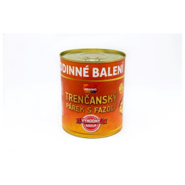 Fel principal VESEKO Crenvuști Trenčany cu fasole 800 g