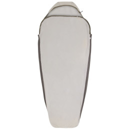 Inserție pentru sacul de dormit Sea to Summit Silk Blend Sleeping Bag Liner - Mummy gri deschis Moonstruck Grey