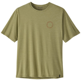 Tricou bărbați Patagonia Men's Capilene Cool Daily Shirt - Spoke Stencil verde Gumtree Green - Light Gumtree Green X-Dye