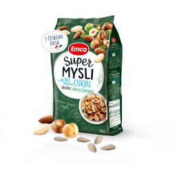Müsli Emco Super müsli fără zahăr adăugat, cu nuci și migdale 500g