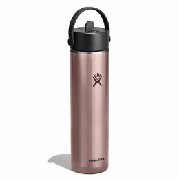 Termos Hydro Flask 24 Oz Lightweight Wide Flex Straw Cap roz QUARTZ