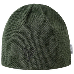 Căciulă croșetată merino Kama LW06 verde închis dark green