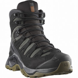 Încălțăminte bărbați Salomon Quest Tracker Gore-Tex negru Black / Asphalt / Coyote Brown