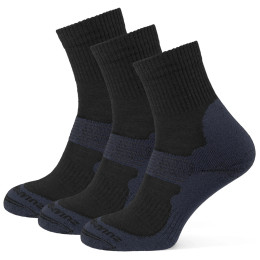 Șosete Zulu Merino Allseason 3-pack negru/gri black/grey