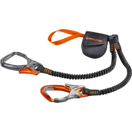 Dispozitiv frână Via Ferrata Skylotec Skyriser negru/portocaliu