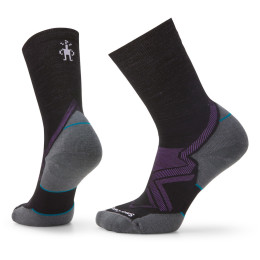 Șosete femei Smartwool W Run Cold Weather Targeted Cushion Crew negru/gri