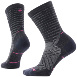 Șosete Smartwool Women's Run Zero Cushion Crew Socks gri