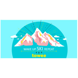 Prosop cu uscare rapidă Towee Snowee 70 x 140 cm