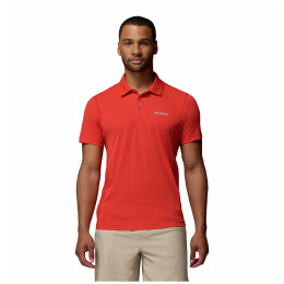 Tricou bărbați Columbia Zero Rules™ Light Polo roșu Super Sonic