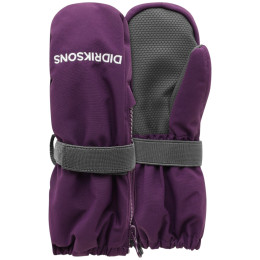 Mănuși de iarnă cu un deget copii Didriksons Biggles Zip Mitten 9 violet Northen Purple
