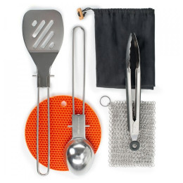 Set ustensile de bucătărie GSI Outdoors Basecamp Chefs Tool Set