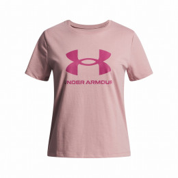 Tricou copii Under Armour BIG LOGO SS-PNK roz deschis Pink