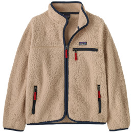 Hanorac copii Patagonia K's Retro Pile Jacket - Valley Khaki bej/albastru Valley Khaki