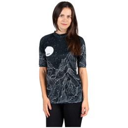 Tricou funcțional femei Drexiss All Diamond Beach Black Coolmax