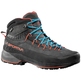 Încălțăminte turistică bărbați La Sportiva TX4 Evo Mid Gtx gri Carbon/Cherry Tomato