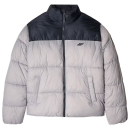 Geacă de iarnă bărbați 4F Down Jacket M485 gri/negru Grey