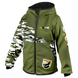 Geacă softshell copii WAMU Khaki khaki KHAKI