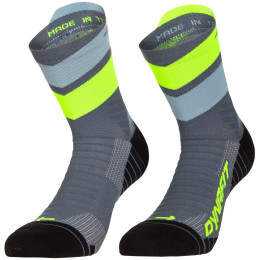 Șosete Dynafit Ultra Mid Sk gri/galben cinder ULTRA YELLOW/5A30