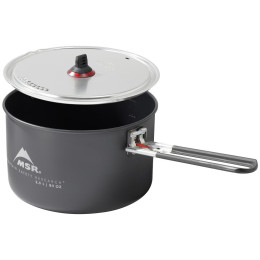 Veselă MSR Ceramic 2.5L Pot negru/argintiu