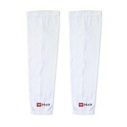 Ghetre brațe N-Rit Tube 9 Coolet 2 alb
