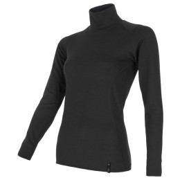 Tricou funcțional pentru femei cu mânecă lungă Sensor Double Face negru černá