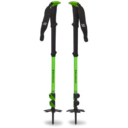 Bețe de schi alpinism Black Diamond Expedition WR 3 verde