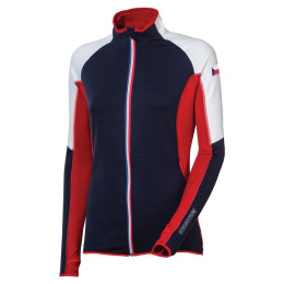 Hanorac femei Progress TS REPUBLICA 17BW albastru/roșu