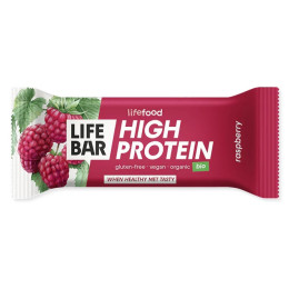 Baton Lifefood Lifebar Protein tyčinka malinová BIO 40 g