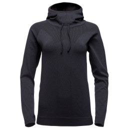 Hanorac funcțional de damă Black Diamond Crux Hoody negru